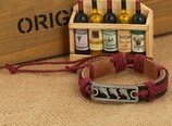 Leather Fashion Geometric bracelet  Fourcolor ropes are made NHPK1675Fourcolor ropes are madepicture14